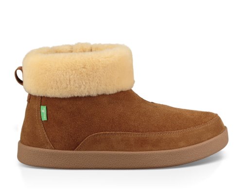 Bottes Sanuk New Bootah Suède Femme - Marron KELGVC152